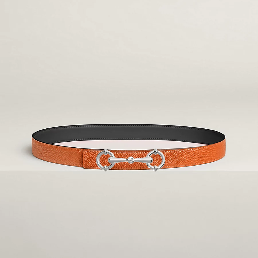 Lady Rider belt buckle & Reversible leather strap 24 mm - Image 2